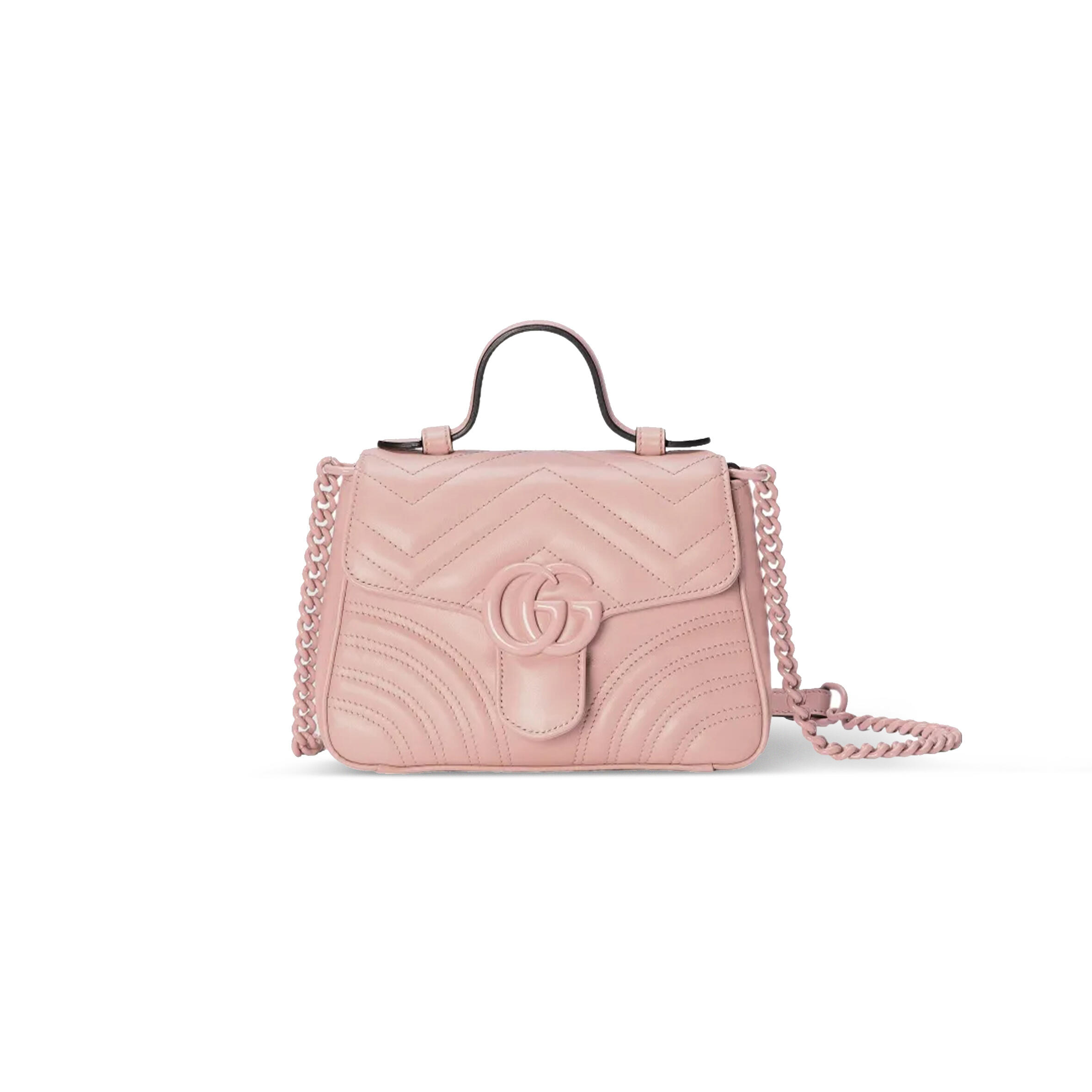 G*u*i gg marmont small top handle bag 702563 (21*15.5*8cm)
